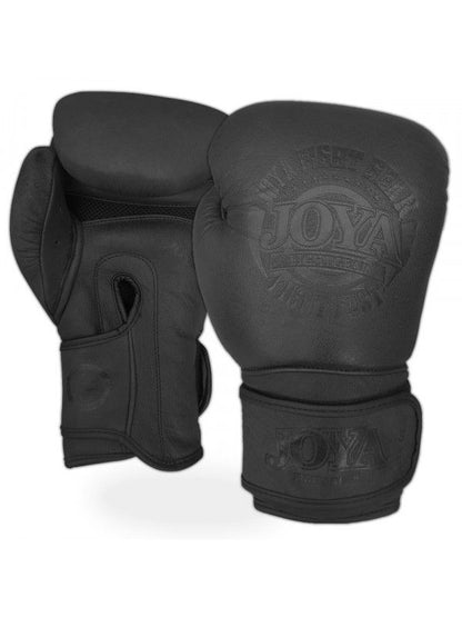 Fight Fast (Kick) Boxing Gloves Leer Zwart/Zwart