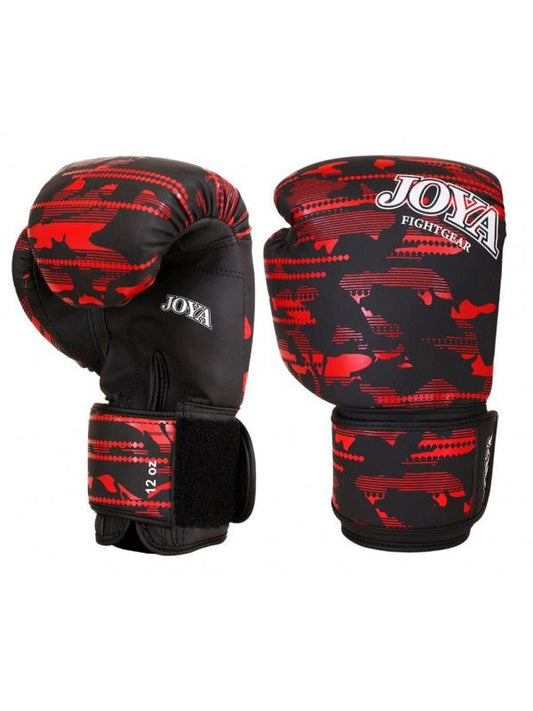 Camo V2 Kickboxing Gloves black-Red
